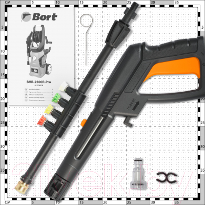 Мойка высокого давления Bort BHR-2500R-Pro (91276018)