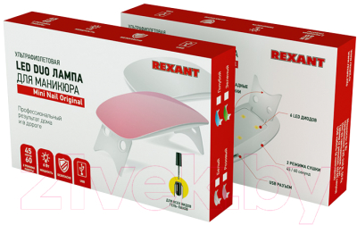 LED-лампа для маникюра Rexant Mini Nail Original 31-0704