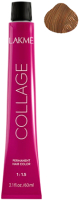 Крем-краска для волос Lakme Collage Creme Hair Color перманентная 8/06 (60мл, светлый блондин теплый ) - 