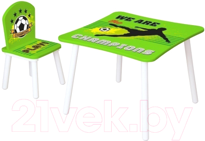 

Комплект мебели с детским столом Polini Kids, Fun 145 S Футбол