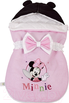 Конверт детский Polini Kids Disney Baby Минни Маус Фея демисезонный (розовый)