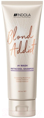 Оттеночный шампунь для волос Indola Blond Addict №1 Instacool Shampoo (250мл)