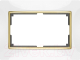 Рамка для выключателя Werkel WL03-Frame-01-DBL / a035260 (белый/золото) - 