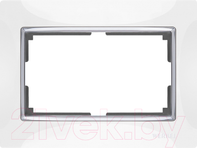 Рамка для выключателя Werkel WL03-Frame-01-DBL / a033481 (белый)