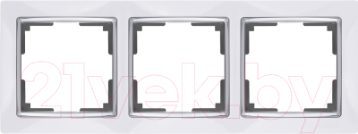 Рамка для выключателя Werkel WL03-Frame-03 / a028882 (белый)