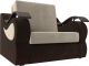Кресло-кровать Лига Диванов Меркурий 223 / 100673 (80, микровельвет бежевый/коричневый) - 