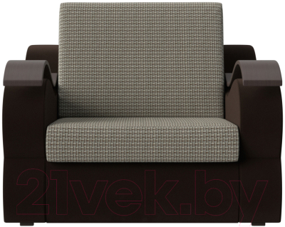 Кресло-кровать Лига Диванов Меркурий 223 / 100680 (80, корфу 02/микровельвет коричневый)