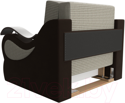 Кресло-кровать Лига Диванов Меркурий 223 / 100680 (60, корфу 02/микровельвет коричневый)