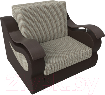 Кресло-кровать Лига Диванов Меркурий 223 / 100681 (60, корфу 02/экокожа коричневый)