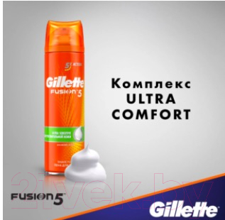 Пена для бритья Gillette Fusion Sensitive Skin (250мл)