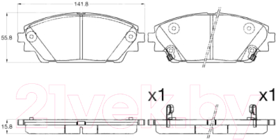 

Тормозные колодки TRW, GDB3592