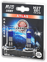 Комплект автомобильных ламп AVS Atlas A78567S (2шт) - 