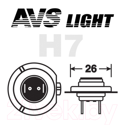 Комплект автомобильных ламп AVS Sirius Night Way A78950S (2шт)