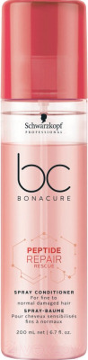 

Кондиционер-спрей для волос Schwarzkopf Professional, BC Bonacure Peptide Repair Rescue For Fine to Normal Damaged