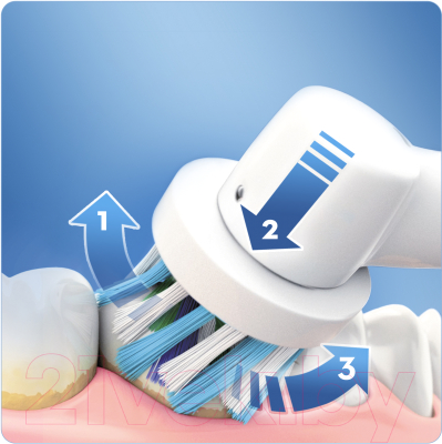 Электрическая зубная щетка Oral-B Cross Action Pro 500 / D16.513.U