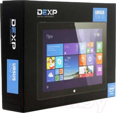 Планшет DEXP Ursus 10W2 3G (черный) - упаковка
