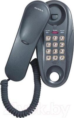 Проводной телефон Supra STL-112 (серый) - общий вид