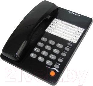 Проводной телефон Supra STL-331 (черный) - общий вид
