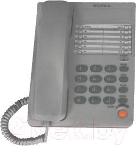 Проводной телефон Supra STL-331 (серый) - общий вид