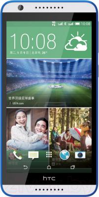 Смартфон HTC Desire 820 (бело-синий) - общий вид
