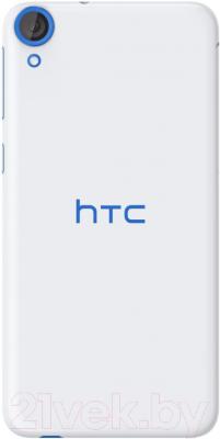 Смартфон HTC Desire 820 (бело-синий) - вид сзади