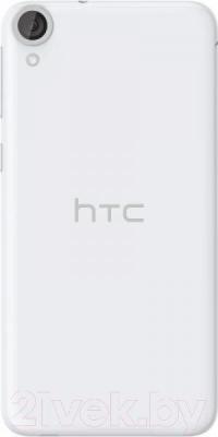Смартфон HTC Desire 820 (бело-серый) - вид сзади