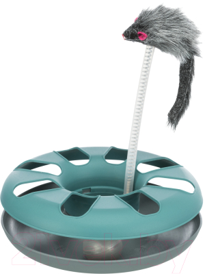 Игрушка для кошек Trixie Безумный круг с пушистой мышкой 4135