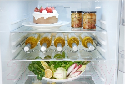 Холодильник с морозильником LG GA-B489ZGKZ