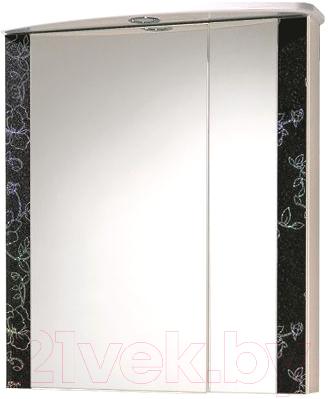 Шкаф с зеркалом для ванной Акваль Токио 68 / ТОКИО.04.68.02.L - общий вид
