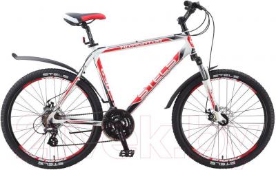 Велосипед STELS Navigator 630 MD (19.5, белый, черный, красный) - общий вид