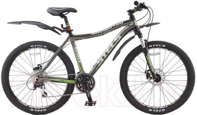 Велосипед STELS Navigator 690 MD (19.5, серый, черный, зеленый) - общий вид