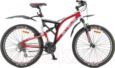 Велосипед STELS Adrenalin V (26, черный, белый, красный) - общий вид