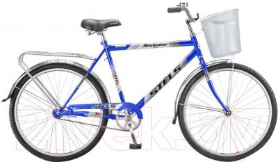Велосипед STELS Navigator 210 Gent (26, голубой, серый) - общий вид