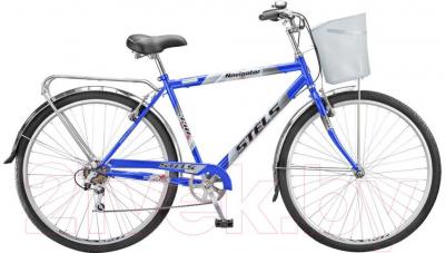 Велосипед STELS Navigator 350 (28, синий, серебро) - общий вид