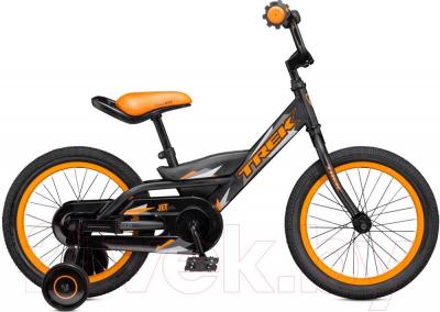 Детский велосипед Trek Jet 16 (16, черный, 2015) - общий вид