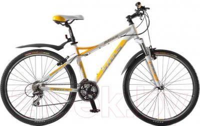 Велосипед STELS Miss 8500 V (26, белый, желтый, серебристый) - общий вид