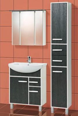 Шкаф с зеркалом для ванной Акваль Элиза 85 / AE.04.85.00.N