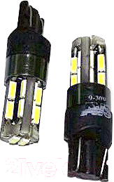 Комплект автомобильных ламп AVS T104 A78449S (2шт, белый)