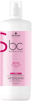 

Шампунь для волос Schwarzkopf Professional, BC Bonacure pH 4.5 Color Freeze Rich Micellar for Overprocessed