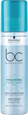 Кондиционер-спрей для волос Schwarzkopf Professional BC Bonacure Hyaluronic Moisture Kick For Normal to Dry Hair (200мл)