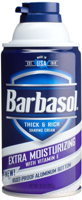 Пена для бритья Barbasol Extra Moisturizing Shaving Cream (283г)