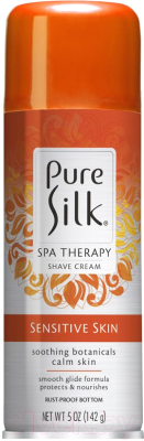 Пена для бритья Pure Silk Sensitive Skin Therapy Shave Cream (142г)