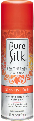 Пена для бритья Pure Silk Sensitive Skin Therapy Shave Cream (206г)