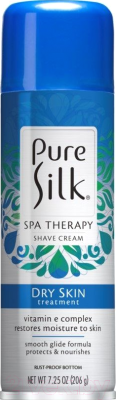 Пена для бритья Pure Silk Dry Skin Therapy Shave Cream (206г)