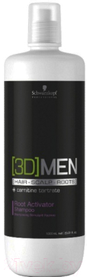 

Шампунь для волос Schwarzkopf Professional, 3D Men. Root Activator Shampoo