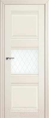 Дверь межкомнатная ProfilDoors 5X 80x200 (эшвайт/стекло ромб)
