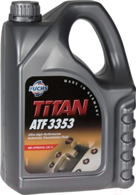 Жидкость гидравлическая Fuchs Titan ATF 3353 Dexron III / 601411199 (5л, красный)