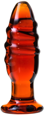 Пробка интимная Sexus Glass / 912054 (коричневый)