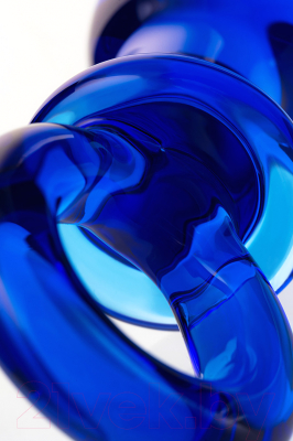 Пробка интимная Sexus Glass / 912252 (синий)