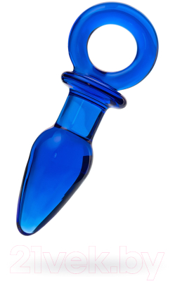 Пробка интимная Sexus Glass / 912252 (синий)